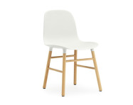 Židle Form Oak, white