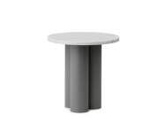 Stolek Dit, grey white carrara