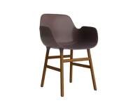 Židle Form s područkami Walnut, brown