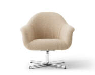 Křeslo Harbour Lounge Chair Swivel, polished aluminium / Baena 15