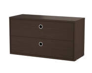 Komoda String Chest With Drawers 78 x 30, dark oak