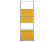 Policová sestava USM Haller M52, golden yellow