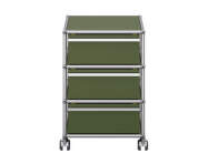Zásuvkový kontejner na kolečkách USM Haller M26, olive green