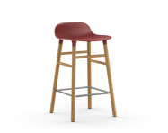 Barová židle Form 65 cm Oak, red