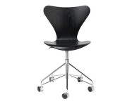 Židle Series 7™ s otočnou podnoží, black / chrome