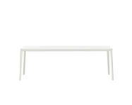 Jídelní stůl Plate 100x220, white MDF table top/white base