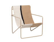 Křeslo Desert Lounge Chair, cashmere / soil