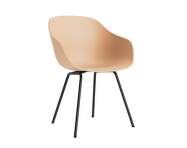 Židle AAC 226 Black Powder Coated Steel, pale peach