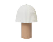 Přenosná lampa Frill, rose/white