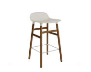 Barová židle Form 65 cm Walnut, light grey