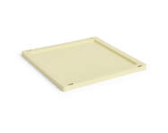 Plastové víko Colour Crate Medium Square/Cube, light yellow