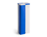 Plechová dóza Tin Container Slim, blue and off-white