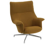 Křeslo Doze Lounge Chair Swivel, Hearth 8 / polished aluminum