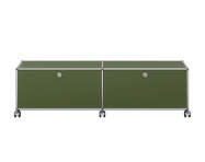 Komoda na kolečkách USM Haller M61, olive green