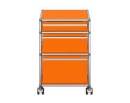 Zásuvkový kontejner na kolečkách USM Haller M63, pure orange