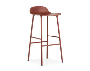 Barová židle Form 75 cm Steel, red