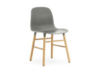 Židle Form Oak, grey
