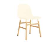 Židle Form Oak, cream