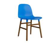 Židle Form Walnut, bright blue