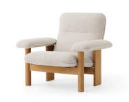 Křeslo Brasilia Lounge Chair, Moss 0011/natural oak