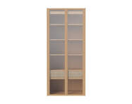 Nástěnná skříň Cana Oiled Oak, s policemi