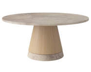 Konferenční stolek Piro Ø90 H42, beige marble
