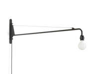 Nástěnná lampa Petite Potence, deep black