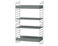 Venkovní policová sestava String Outdoor C, galvanized