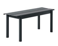 Lavice Linear Steel Bench 110 cm, black