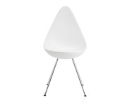 Židle Drop™, white / chrom
