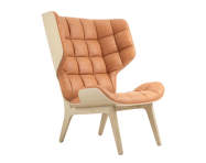 Křeslo Mammoth, natural oak / Dunes Leather - Cognac 21000