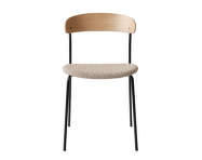 Čalouněná židle Missing Chair, lacquered oak/Barnum 3