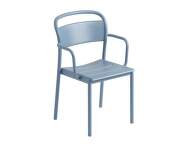 Židle Linear Steel Armchair, pale blue