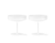 Skleničky Ripple Champagne Saucer set 2ks, frosted