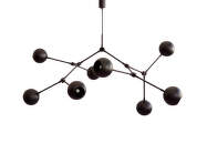Závěsné svítidlo Drop Globe, burned black (5m)