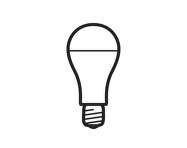 Stmívatelná LED žárovka Flos E27 25W 2700K