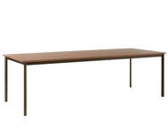 Jídelní stůl Drip HW117, bronzed/lacquered walnut