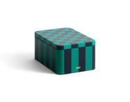 Plechová dóza Tin Container Small, green and dark blue