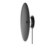 Nástěnná lampa Reflection, black lacquered aluminium