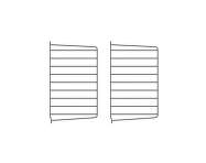 Nástěnný panel String Wall 50 x 30, 2 ks, dark brown