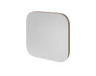 Zrcadlo Vala Square 50x50 cm, lacquered oak