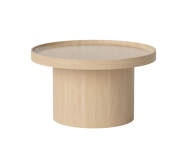 Konferenční stolek Plateau Medium, white pigmented lacquered oak