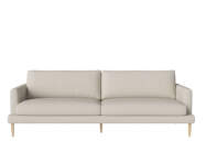 Pohovka Veneda 3místná, white pigmented oiled oak/Ascot beige