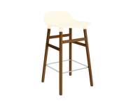 Barová židle Form 65 cm Walnut, cream