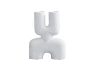 Váza Cobra Double Mini, bone white