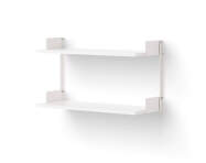 Policová sestava Wall Shelf 450, white/white