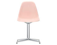 Židle Eames DSL, pale rose / polished aluminum