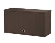 Komoda String Cabinet with flip door, dark oak