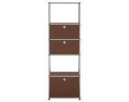 Policová sestava USM Haller M52, brown