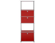 Policová sestava USM Haller M52, ruby red